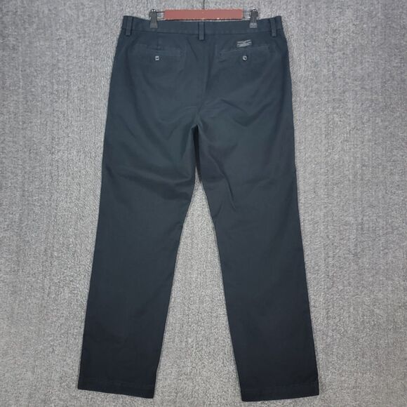 Banana Republic Pants Mens 36x31* Black Emerson Chino 100% Cotton - Picture 8 of 13